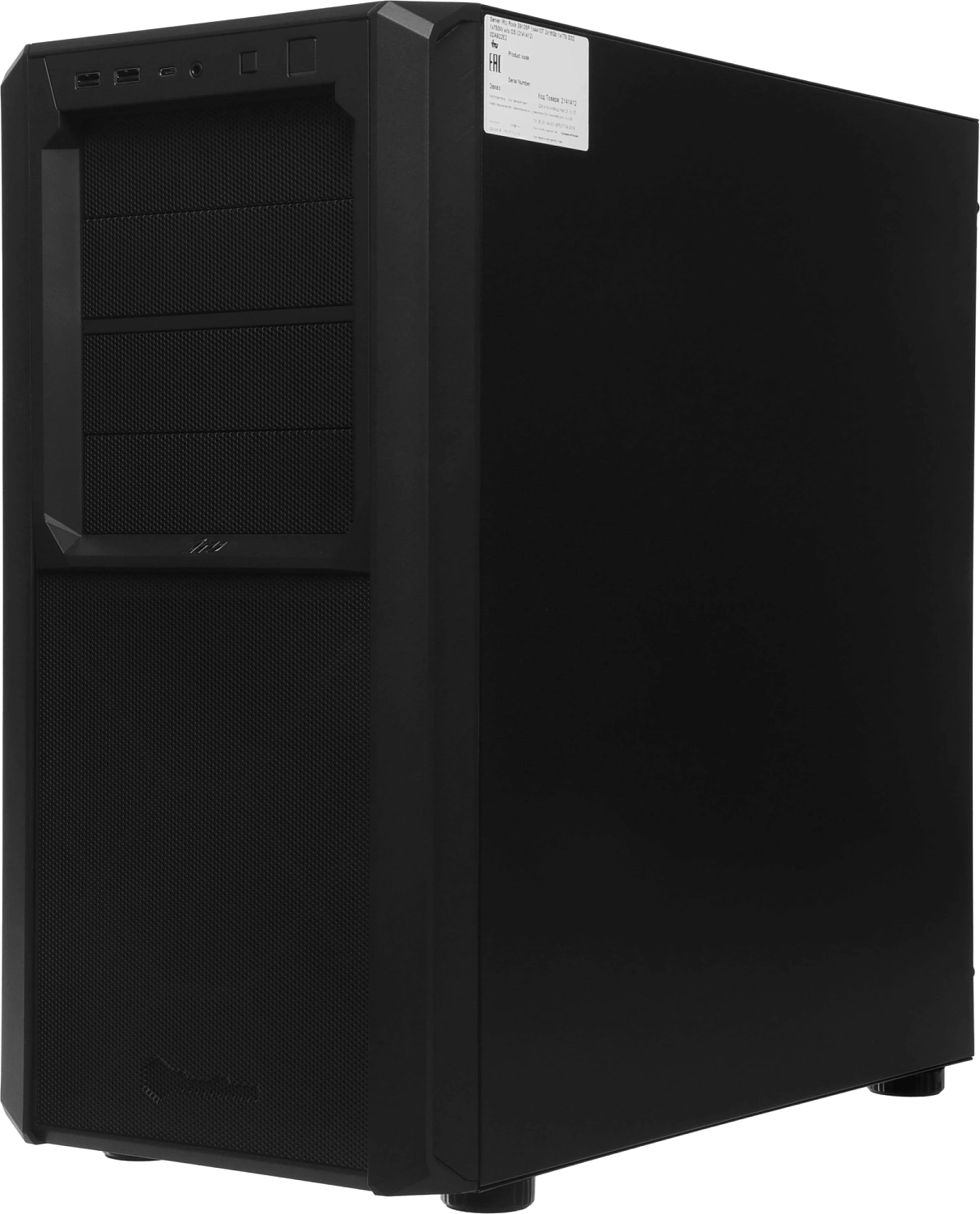 Сервер IRU Rock S9105P 1x4410T 2x16Gb 1x1Tb SSD 1x750W w/o OS (2141412)