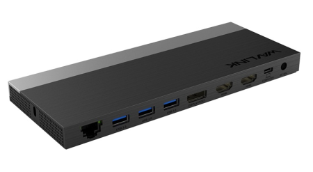 Док-станция Docking Station WAVLINK USB-C GEN2 4K Universal /100W PowerDelivery Include 20V/6.5A Power Adapter/ 4xUSB3.0/1xUSB C/1xDP 4K 60HZ/2xHDMI 4K 60HZ/1xGigabit LAN/1xAudio In/Out/1xSD/Micro SD CardReader