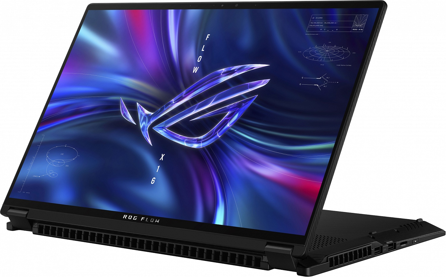 Ноутбук Asus ROG Flow GV601VI-NL051W Core i9 13900H 32Gb SSD1Tb NVIDIA GeForce RTX4070 8Gb 16" IPS Touch WQXGA (2560x1600) Windows 11 Home black WiFi BT Cam (90NR0G01-M002P0)