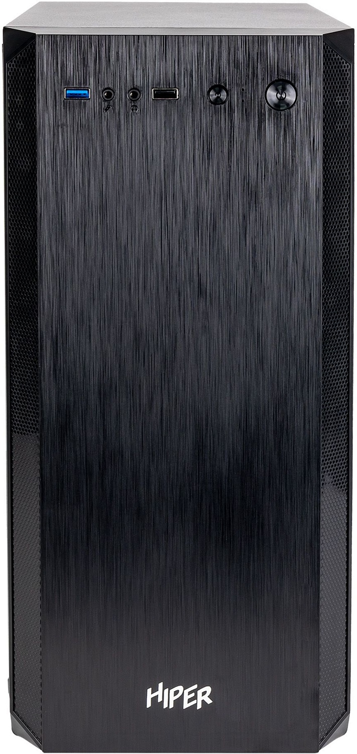 Корпус Hiper H606 черный без БП mATX 3x120mm 1xUSB2.0 1xUSB3.0 audio bott PSU