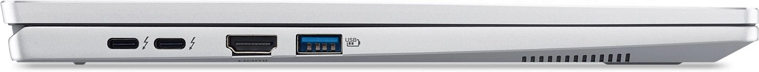 Ноутбук Acer Swift Go 14 SFG14-73 Core Ultra 7 155H 16Gb SSD1Tb Intel Arc 14" IPS 2.8K (2880x1800) Windows 11 Home silver WiFi BT Cam (NX.KV4CD.001)