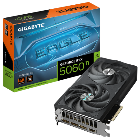 Видеокарта Gigabyte RTX5060Ti EAGLE OC 8GB GDDR7 128bit 3xDP HDMI 2FAN RTL