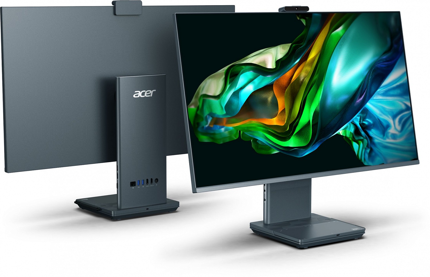 Моноблок Acer Antelope S32-1856 31.5" WQHD i7 1260P (1.5) 16Gb SSD512Gb Iris Xe CR noOS GbitEth WiFi BT 180W клавиатура мышь Cam серый 2560x1440.27