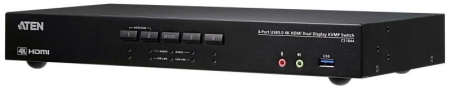 Квм переключатель ATEN 4-Port USB3.0 4K HDMI Dual Display KVMP Switch