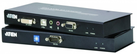 Удлинитель ATEN USB DVI Cat 5 KVM Extender (1024 x 768@60m)