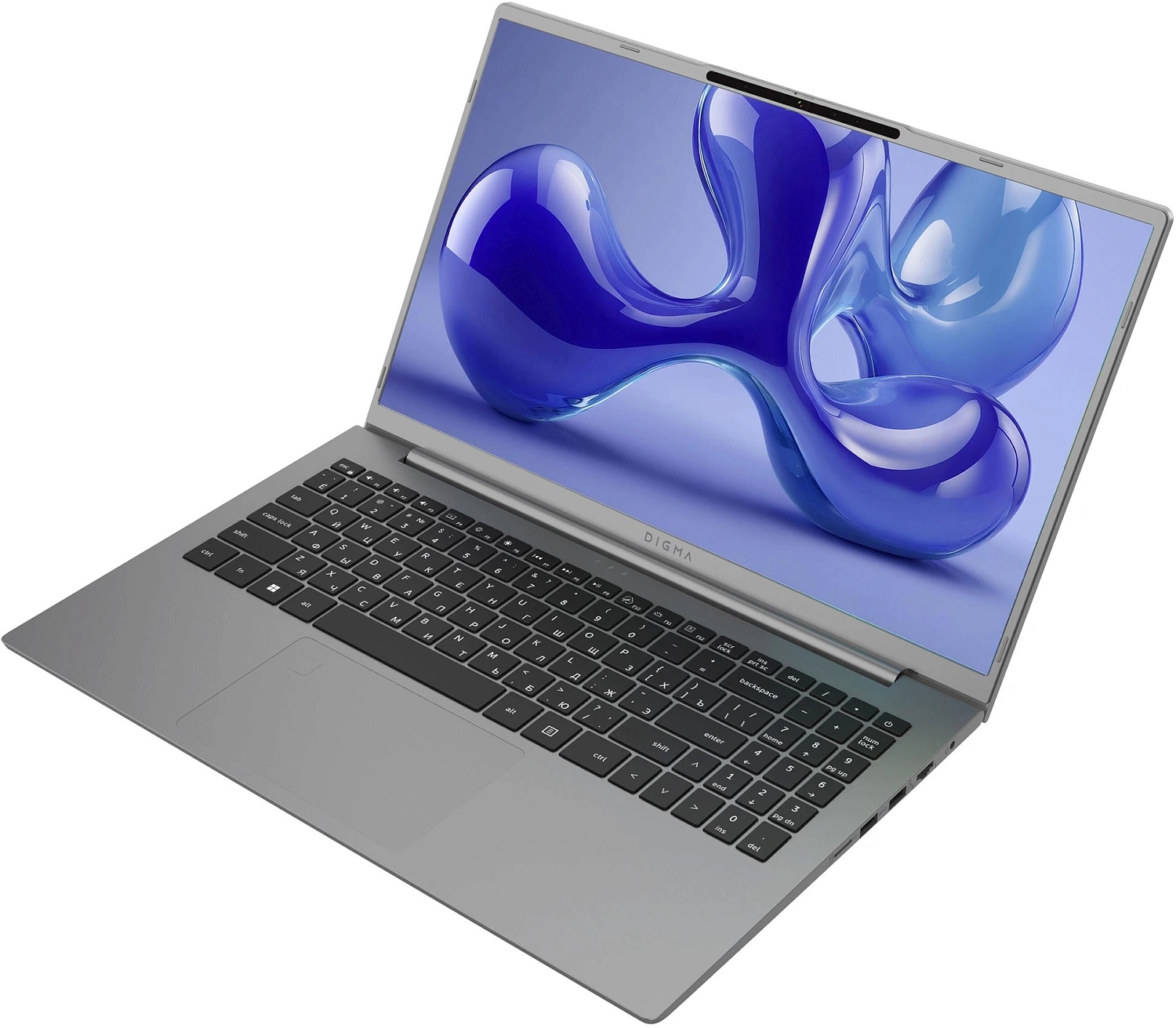Ноутбук Digma Ascend Core i5 1235U 16Gb SSD512Gb Intel UHD Graphics 15.6" IPS FHD (1920x1080) Windows 11 Home grey WiFi BT Cam 4500mAh (DN15P5-ADXW07)