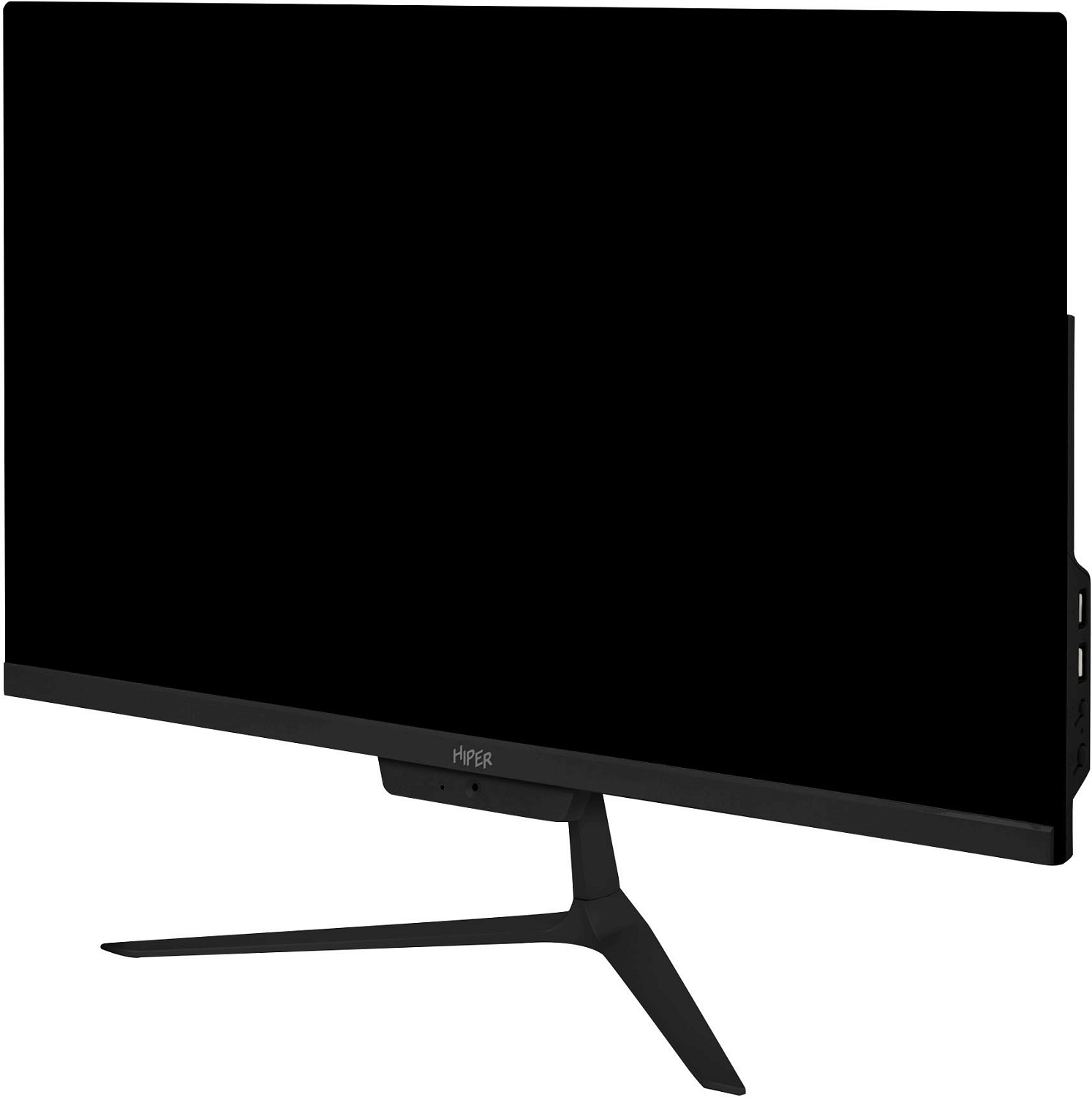 Моноблок Hiper V2 23.8" Full HD Cel G5905 (3.5) 4Gb SSD128Gb UHDG Windows 10 Professional GbitEth WiFi BT 120W Cam черный 1920x1080