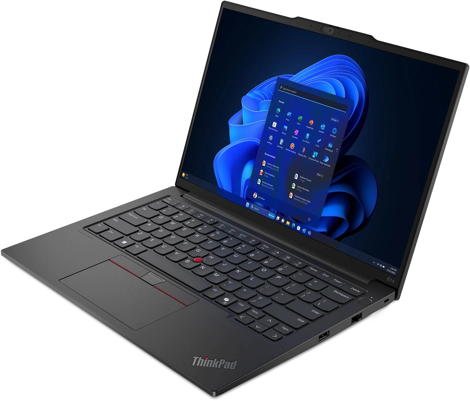 Ноутбук Lenovo ThinkPad E14 G6 Ryzen 7 7735HS 16Gb SSD512Gb AMD Radeon 680M 14" IPS WUXGA (1920x1200) Windows 11 Pro black WiFi BT Cam (21M30080IG)