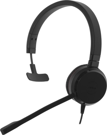 Наушники с микрофоном Jabra Evolve 30 II HS черный/красный 1м накладные оголовье (14401-20)