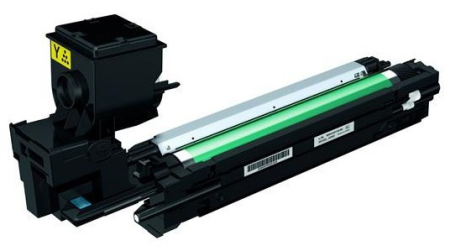 Konica minolta тонер-картридж tnp-21y жёлтый стандартной ёмкости для mc 3730 3 0 Konica Minolta toner cartridge TNP-21Y yellow standard capacity for mc 3730 3 000 pages