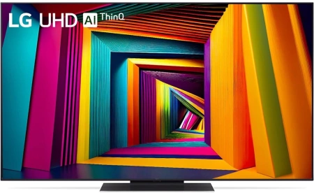 Телевизор LED LG 55" 55UT91006LA.ARUB черный 4K Ultra HD 60Hz DVB-T DVB-T2 DVB-C DVB-S DVB-S2 USB WiFi Smart TV