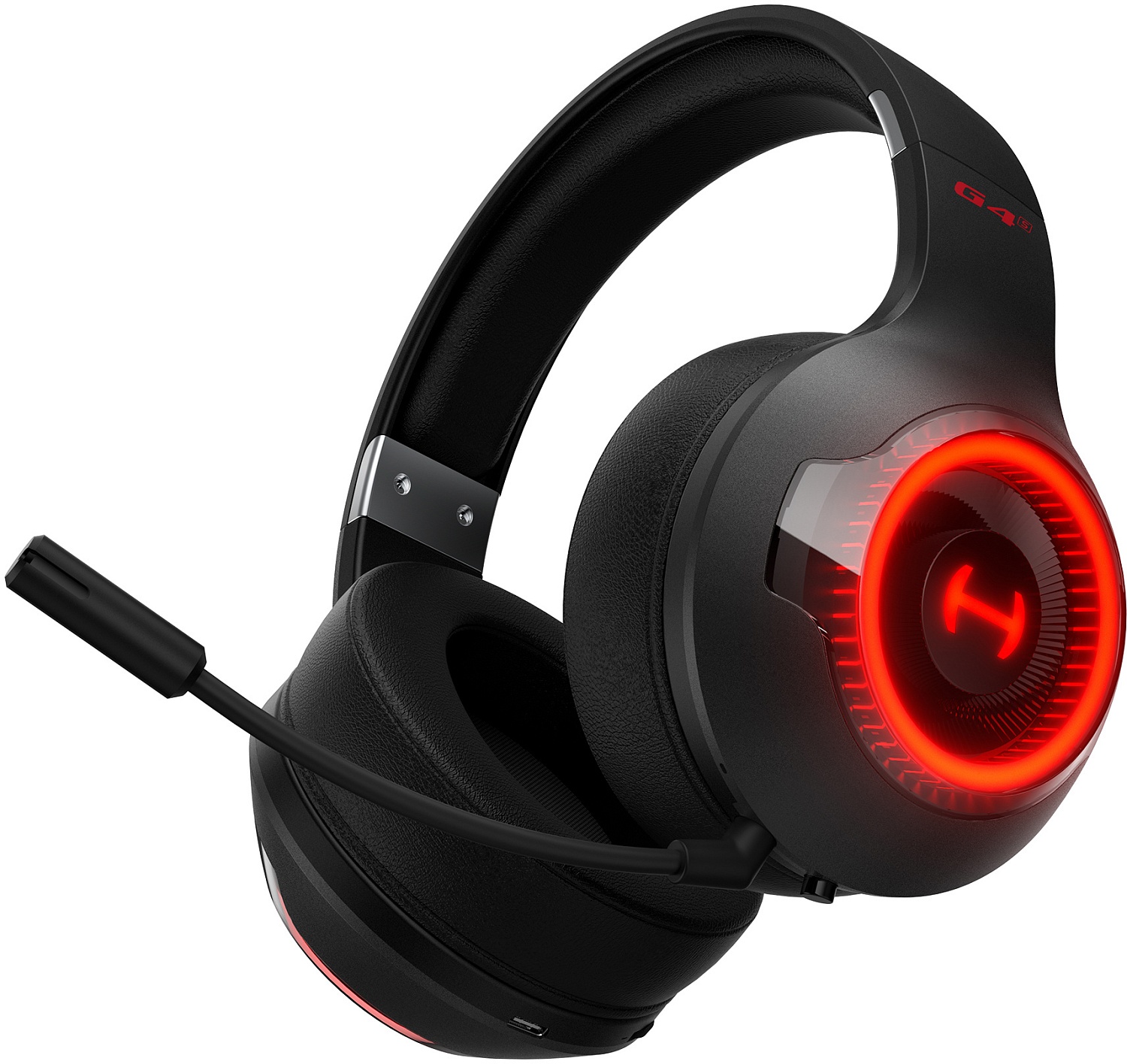 Наушники с микрофоном Edifier G4 S черный 1.3м мониторные BT оголовье