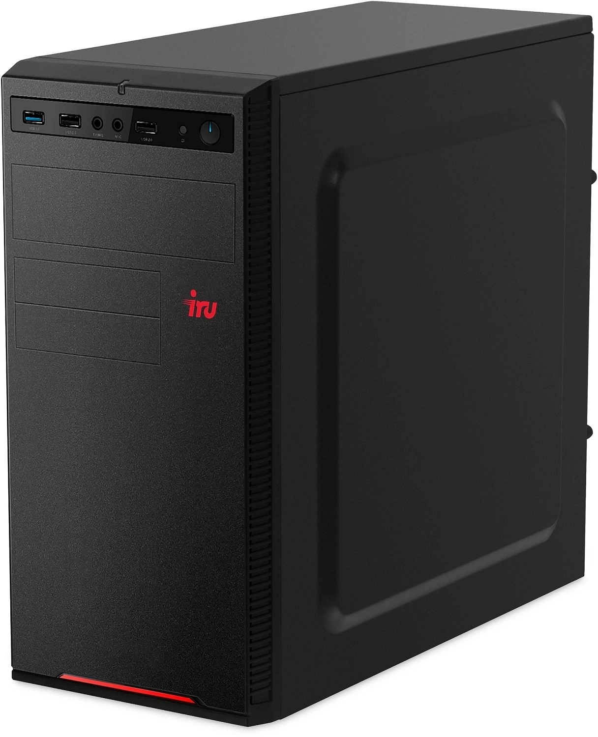 ПК IRU Опал 615 MT i5 12400 (2.5) 16Gb SSD256Gb RTX4060 8Gb Free DOS GbitEth 600W черный (2052601)