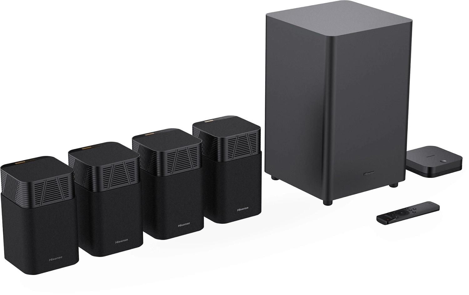 Саундбар Hisense HT SATURN 4.1.2 720Вт+240Вт черный