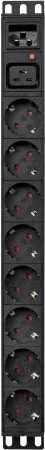 Блок распределения питания Powercom PDU-16A-type 2 (PDU-16AV10-8S-C9-C2)