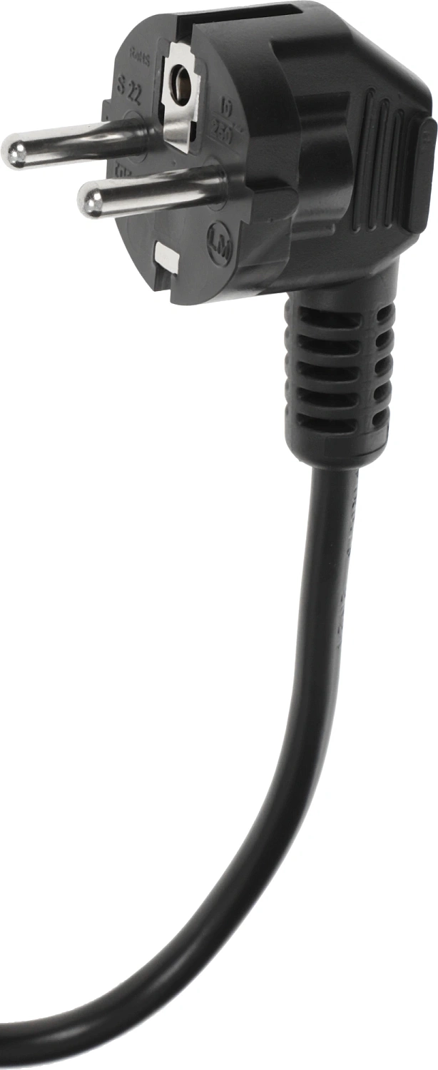 Шнур питания Lanmaster LAN-PP13/SHA-0.5-BK C13-Schuko проводник.:3x0.75мм2 0.5м 220В 10А (упак.:1шт) черный