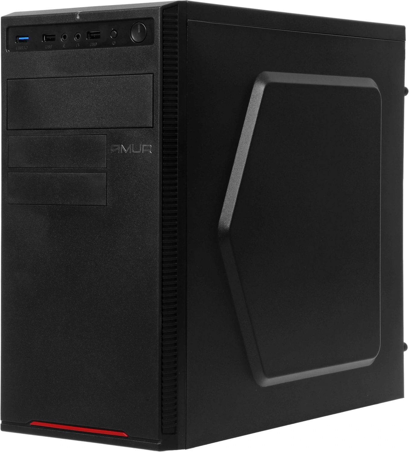 ПК Amur Нарвал B7I21 MT i5 12400 (2.5) 16Gb SSD512Gb UHDG 730 FreeDOS 2x2.5GbitEth 500W мышь клавиатура черный (RUS) (2149657)