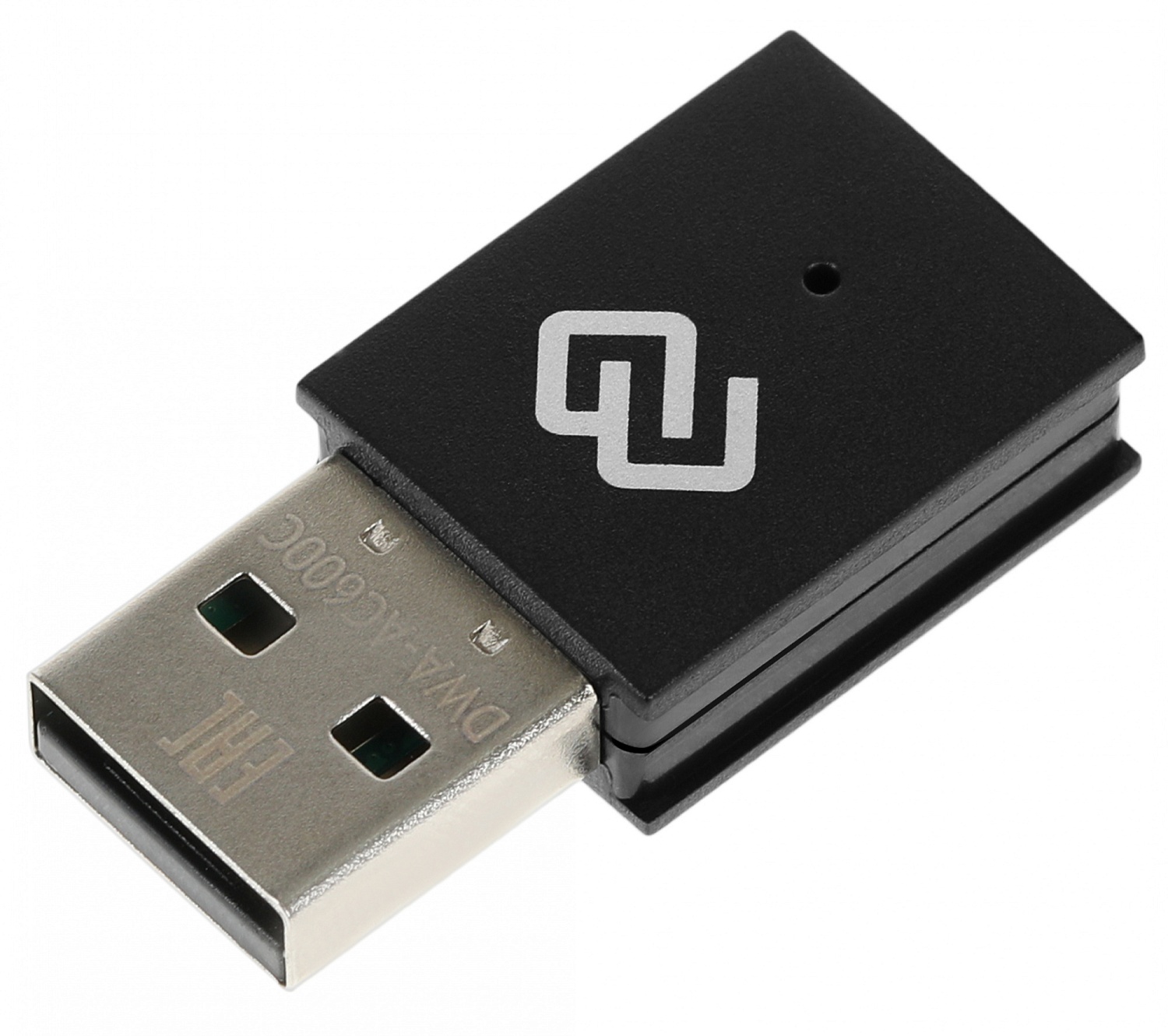 Сетевой адаптер Wi-Fi Digma DWA-AC600C AC600 USB 2.0 (ант.внутр.) 1ант. (упак.:1шт)