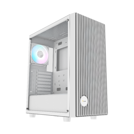 корпус Ocypus Gamma C70 WH ARGB, ATX, USB3.0*1+USB2.0*1, FRONT 3x120mm ARGB, REAR 1x120mm ARGB (существенное повреждение коробки)