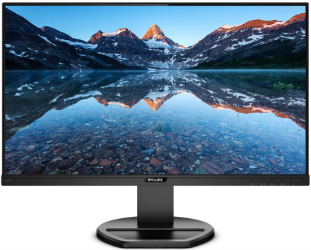 Монитор 23,8" Philips 243B9 1920x1080 75Гц  IPS W-LED 16:9 4ms VGA HDMI DP 5*USB3.2 USB-C 3.2 50M:1 1000:1 178/178 250cd HAS Pivot Tilt Swivel Speakers Black