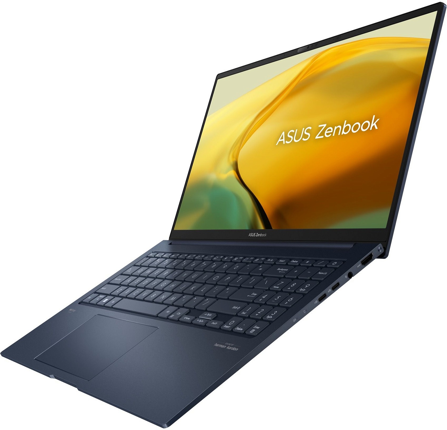 Ноутбук Asus Zenbook 15 UM3504DA-BN250 Ryzen 5 7535U 16Gb SSD512Gb AMD Radeon 15.6" IPS FHD (1920x1080) noOS blue WiFi BT Cam Bag (90NB1161-M009E0)