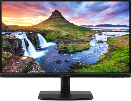 Монитор Aopen 27" 27VT0bmizx черный IPS LED 4ms 16:9 HDMI M/M матовая 300cd 178гр/178гр 1920x1080 75Hz FreeSync VGA FHD USB Touch 4.9кг