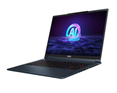 Ноутбук MSI Stealth 16 AI Studio A1VIG-062RU Core Ultra 9 185H 32Gb SSD2Tb NVIDIA GeForce RTX4090 16Gb 16" IPS UHD+ (3840x2400) Windows 11 dk.blue WiFi BT Cam (9S7-15F312-062)