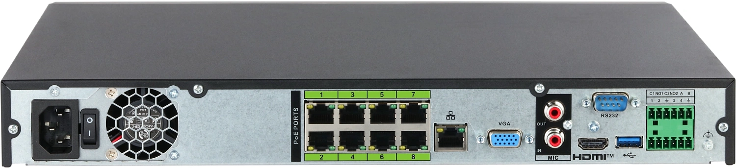 Видеорегистратор Dahua DHI-NVR5208-8P-EI2