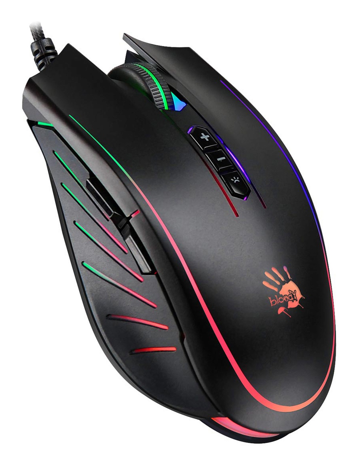 Мышь A4Tech Bloody Q81 Curve черный оптическая (6200dpi) USB (8but) Мышь A4Tech Bloody Q81 Curve черный оптическая (6200dpi) USB (8but)
