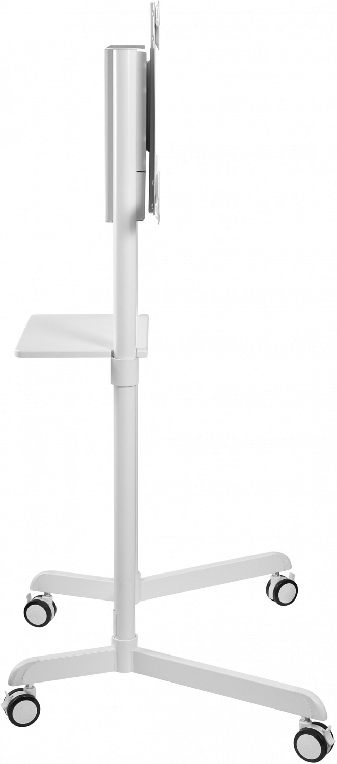 Стойка для телевизора Cactus CS-ST1146WT белый 37"-70" макс.70кг напольный мобильный