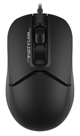 Мышь A4Tech Fstyler FM12S черный оптическая (1200dpi) silent USB (3but)