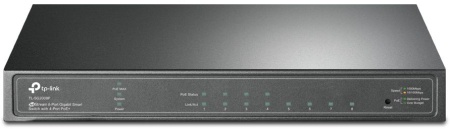 Коммутатор TP-Link JetStream TL-SG2008P 8G 4PoE+ 62W управляемый