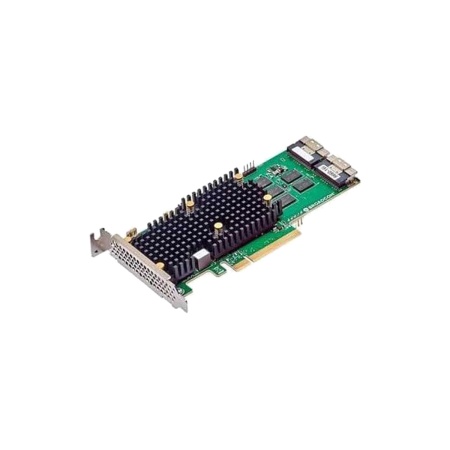 MegaRAID 9660-16i SGL (05-50107-00) , PCIe 4.0 x8, LP, 24G SAS/SATA/NVMe, RAID 0,1,5,6,10,50,60, 16port(2x8 SFF-8654), 4GB Cache, SAS4116 ROC, RTL