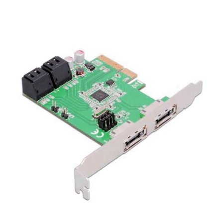 FG-EST24A-1-3L01 PCI-E SATA 6G 4 port CARD, Asmedia ASM1064, RTL {100}