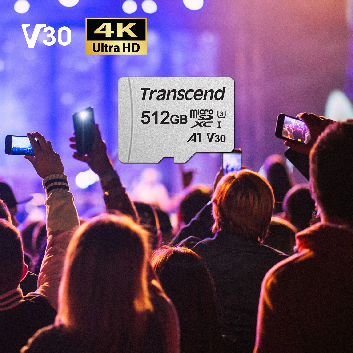 Флеш карта microSDXC Transcend 512GB TS512GUSD300S-A 300S + adapter