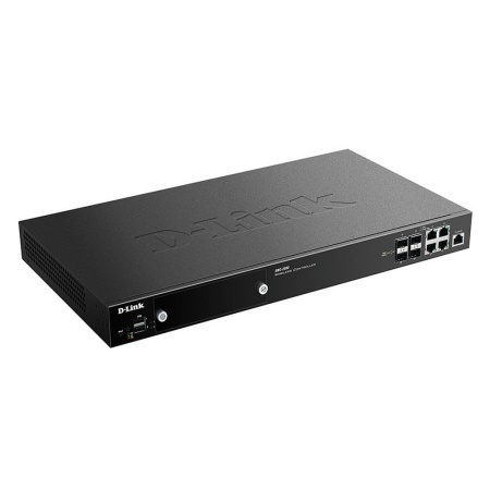 Коммутатор D-Link PROJ WLAN Controller, 4xCombo 1000Base-T/SFP, 2xUSB ports, RJ45 Console, 64/256 Unified APs management ability