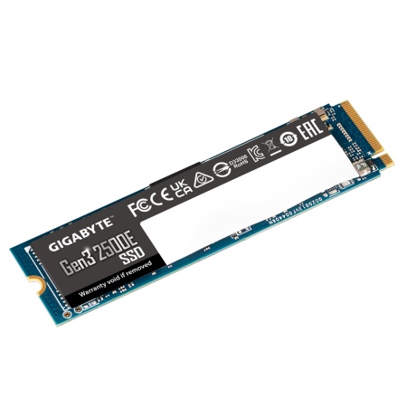 M.2 2280 1TB Gigabyte 2500E Client SSD
 G325E1TB PCIe Gen3x4 with NVMe, 2400/1800, IOPS 130/350K, MTBF 1.5M, 3D NAND, DRAM less, 240TBW, 0,22DWPD, RTL
(844387)