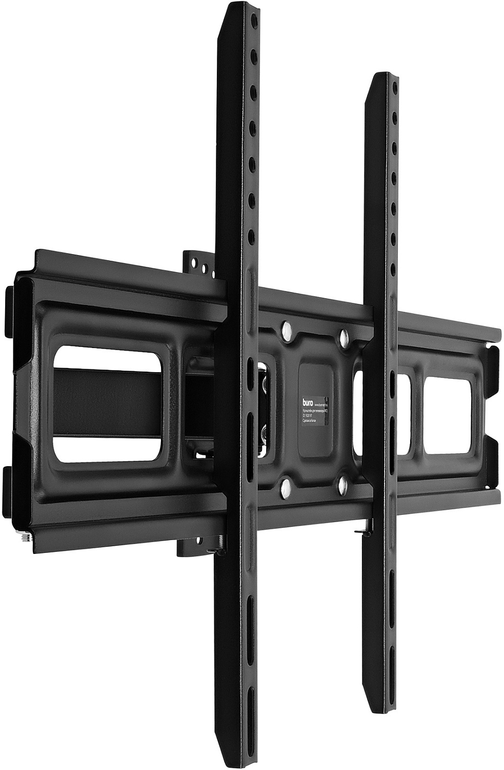 Кронштейн для телевизора Buro MF2 черный 32"-70" макс.35кг настенный поворотно-выдвижной и наклонный