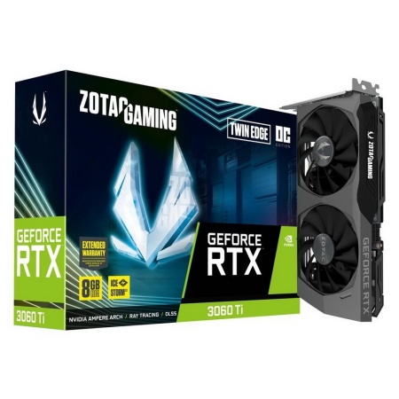 RTX3060Ti Twin Edge OC LHR 8GB GDDR6 256bit HDMI 3xDP RTL {10} (623462)