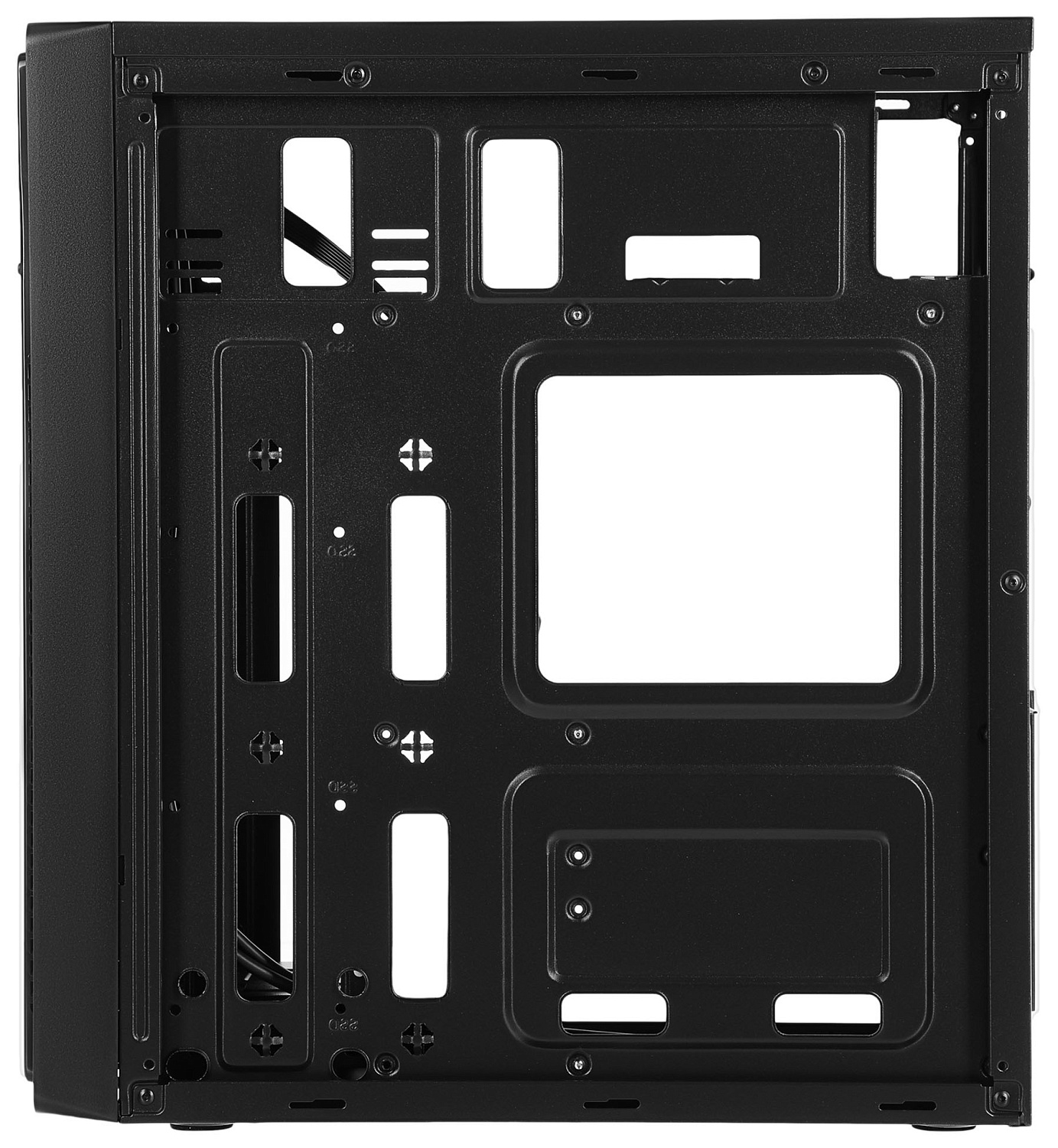 Корпус Digma DC-ATX100-U2 черный без БП ATX 1x80mm 2x120mm 2xUSB2.0 audio