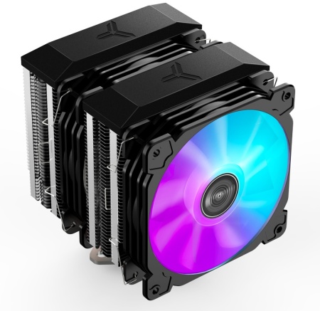 Устройство охлаждения(кулер) Jonsbo CR-2100 RGB черный 4-pin 18.1-29.5dB Al 230W 900gr Ret