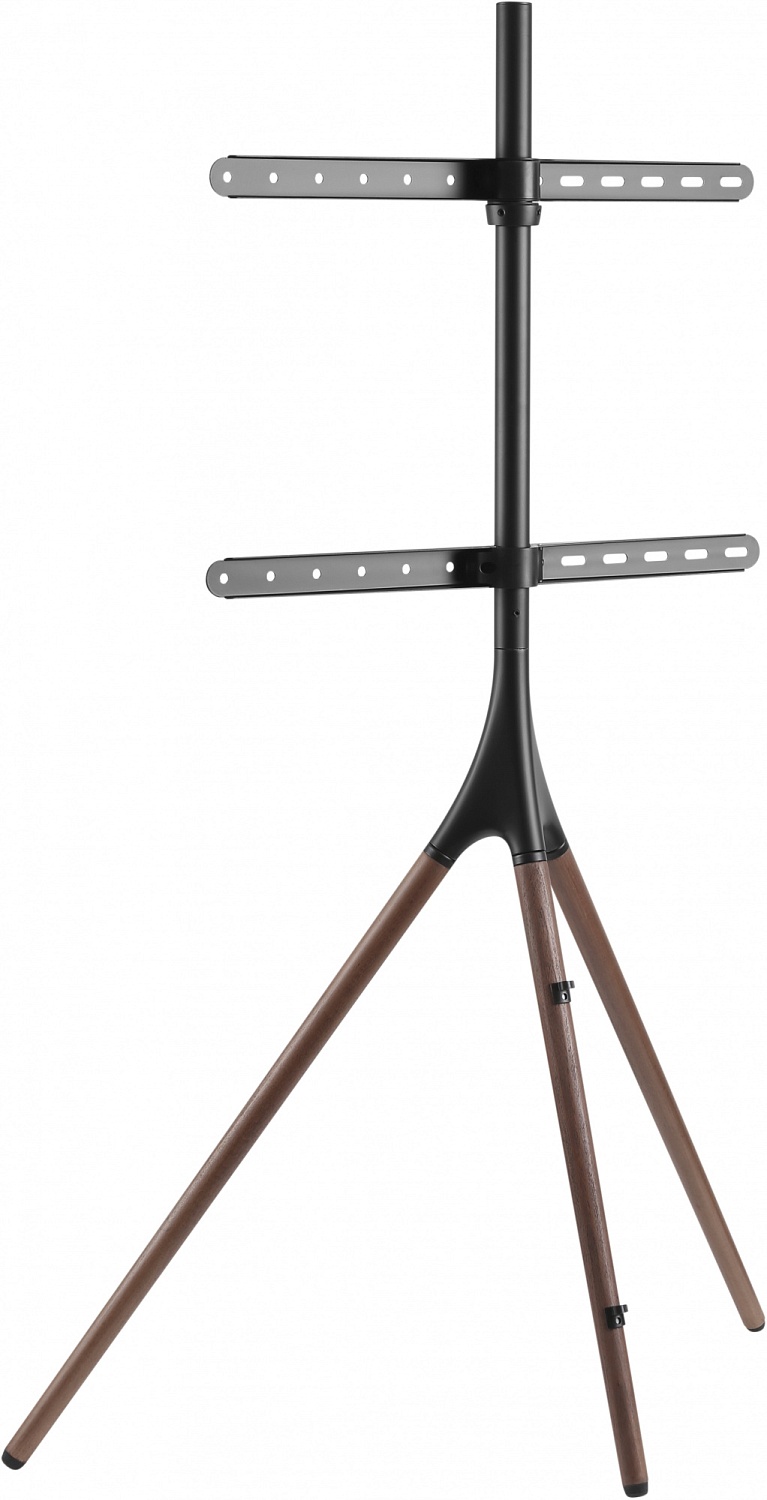 Подставка для телевизора Cactus CS-ST1246BKWN черный/орех 45"-65" макс.32кг напольный