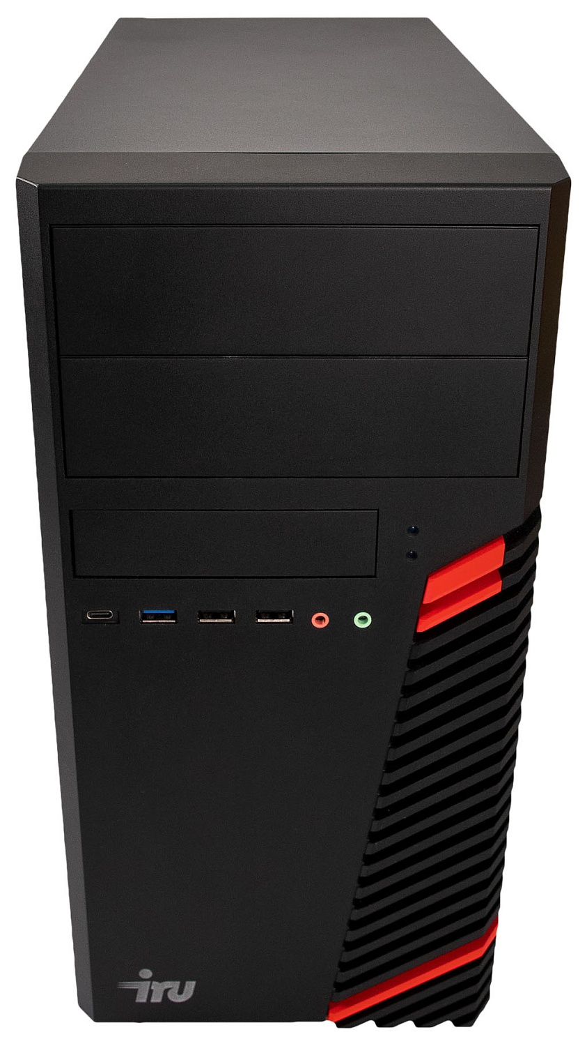 ПК IRU Office 310H5SM MT i3 10105 (3.7) 8Gb 1Tb UHDG 630 Free DOS GbitEth 400W черный (1831327)