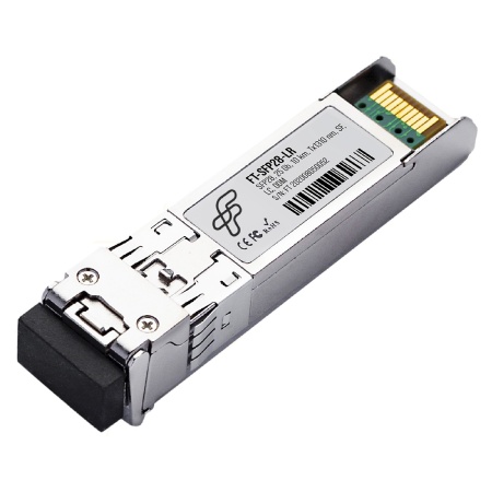 FT-SFP28-LR Трансивер 25G, SFP28, LC SMF 10km, 1310nm DFB laser, (прошивка Intel), OEM, Fibertrade (597015)