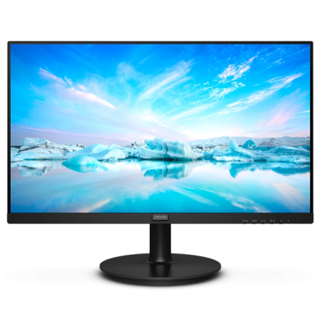 Монитор 23,8" Philips 241V8LAB 1920x1080, WLED, 16:9, VA, 250cd, 3000:1, MID, 4ms, 178/178, VGA, HDMI, 100Hz, Speakers, Tilt, Внутр, VESA, Black, 3y