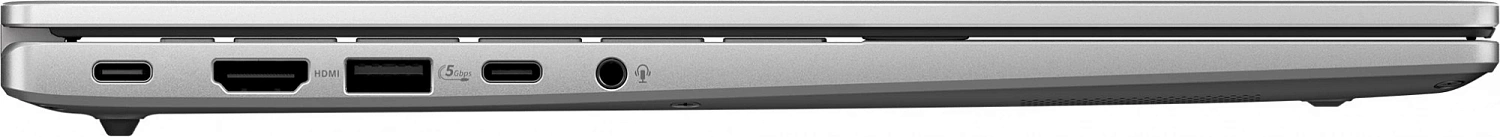 Ноутбук Asus VivoBook S14 S3407CA-LY098 Core Ultra 5 225H 16Gb SSD512Gb Intel Arc 14" IPS WUXGA (1920x1200) без ОС silver WiFi BT Cam (90NB16J1-M00770)