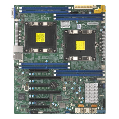 Материнская плата Supermicro Motherboard 2xCPU X11DPL-I 2nd Gen Xeon Scalable TDP 140W/ 8xDIMM/ 10xSATA/ C621 RAID 0/1/5/10/ 2xGE/ 2xPCIex16, 3xPCIex8, 1xPCIex4(8)/ M.2(PCIe)(ATX)Bulk