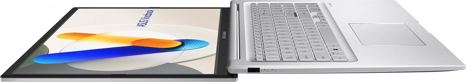 Ноутбук Asus Vivobook 17 X1704VA-AU893 Core i3 1315U 16Gb SSD512Gb Intel UHD Graphics 17.3" IPS FHD (1920x1080) без ОС silver WiFi BT Cam (90NB10V1-M00WW0)