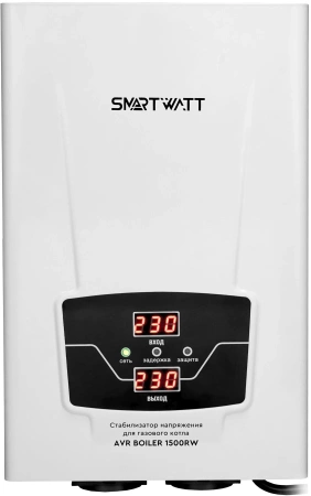 Стабилизатор напряжения Smartwatt AVR Boiler 1500RW 1500ВА белый