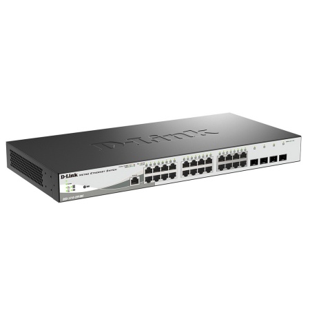 Коммутатор D-Link DGS-1210-28P/ME/B2A 24G 24PoE 193W настраиваемый